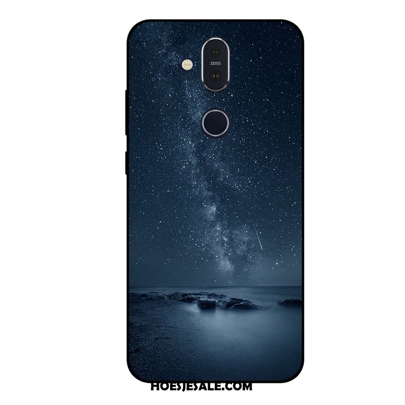 Nokia 8.1 Hoesje Mobiele Telefoon Zacht Purper Hoes Anti-fall Kopen