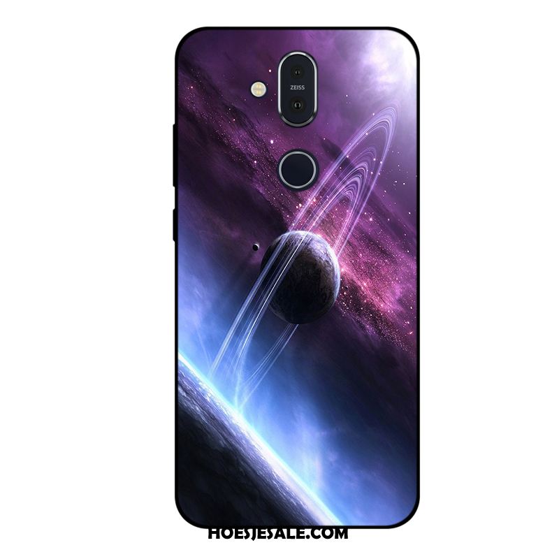 Nokia 8.1 Hoesje Mobiele Telefoon Zacht Purper Hoes Anti-fall Kopen