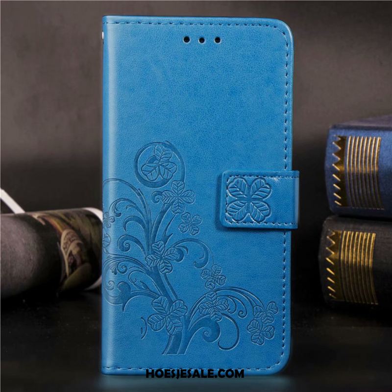 Nokia 8.1 Hoesje Zacht Folio Anti-fall Blauw Mobiele Telefoon Sale