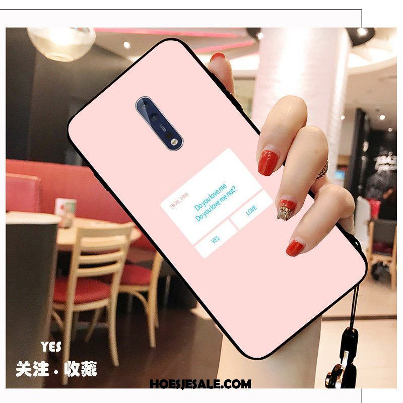 Nokia 8 Hoesje Anti-fall Pas Roze Mobiele Telefoon Schrobben Korting