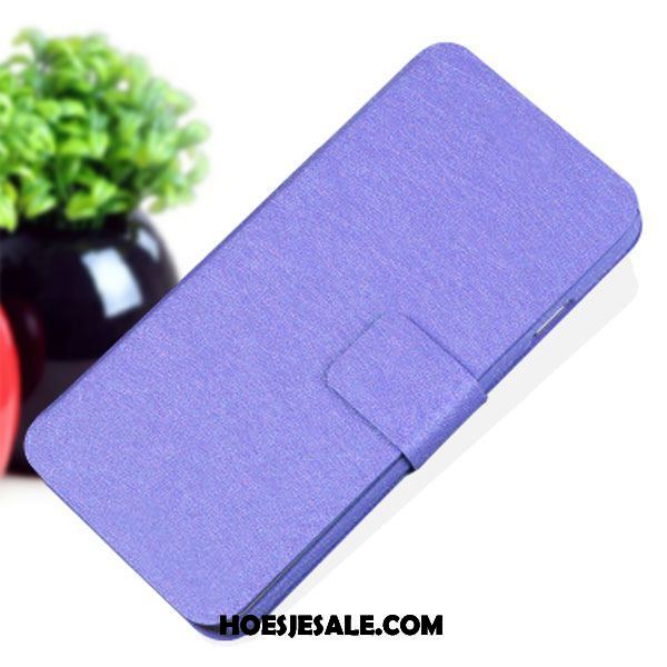 Nokia 8 Hoesje Leren Etui Blauw Mobiele Telefoon Folio Hoes Kopen