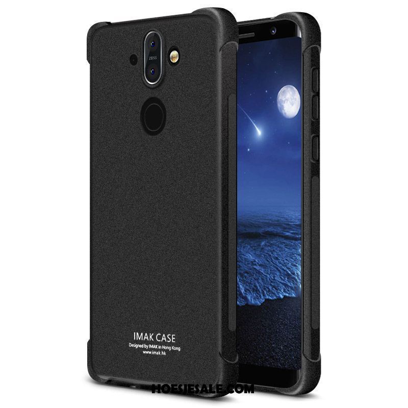 Nokia 8 Sirocco Hoesje All Inclusive Zwart Anti-fall Hoes Zacht Online