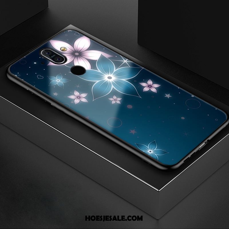 Nokia 8 Sirocco Hoesje Bloemen All Inclusive Schrobben Mobiele Telefoon Anti-fall Online