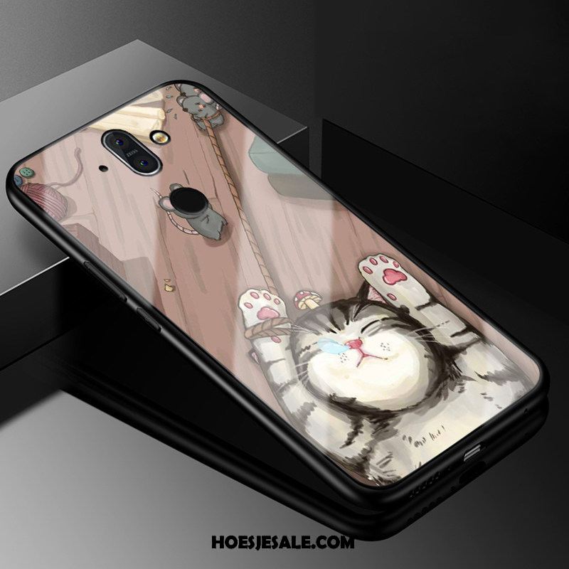 Nokia 8 Sirocco Hoesje Hoes Mobiele Telefoon Mode Glas Bescherming Goedkoop