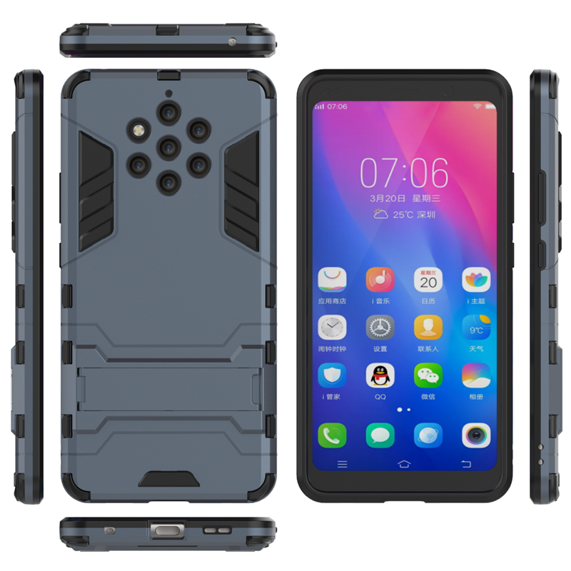 Nokia 9 Pureview Hoesje All Inclusive Zwart Heimelijkheid Bescherming Mobiele Telefoon