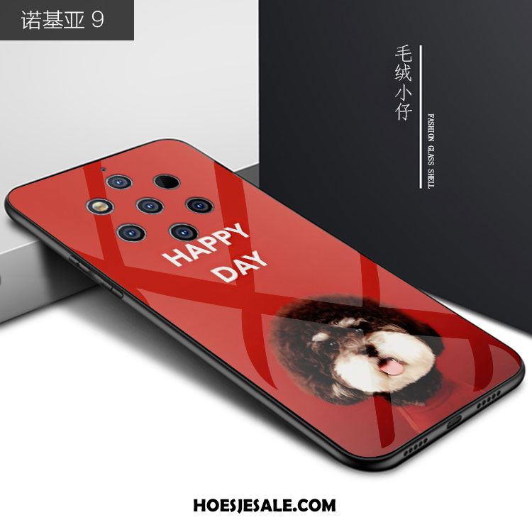 Nokia 9 Pureview Hoesje Blauw Pu Spotprent Mobiele Telefoon Glas Kopen