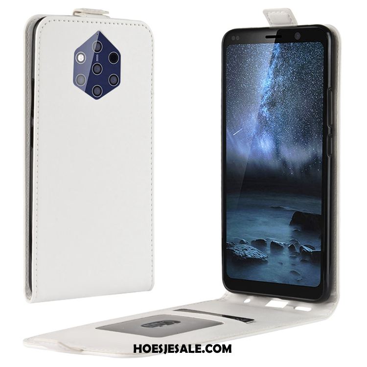 Nokia 9 Pureview Hoesje Folio Kaart Leren Etui Mobiele Telefoon Winkel