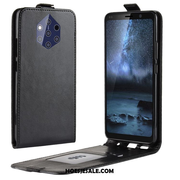 Nokia 9 Pureview Hoesje Folio Kaart Leren Etui Mobiele Telefoon Winkel