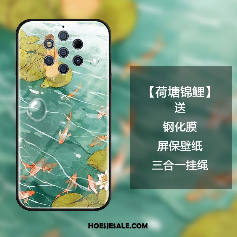 Nokia 9 Pureview Hoesje Persoonlijk Chinese Stijl Bescherming Glas Hoes Korting