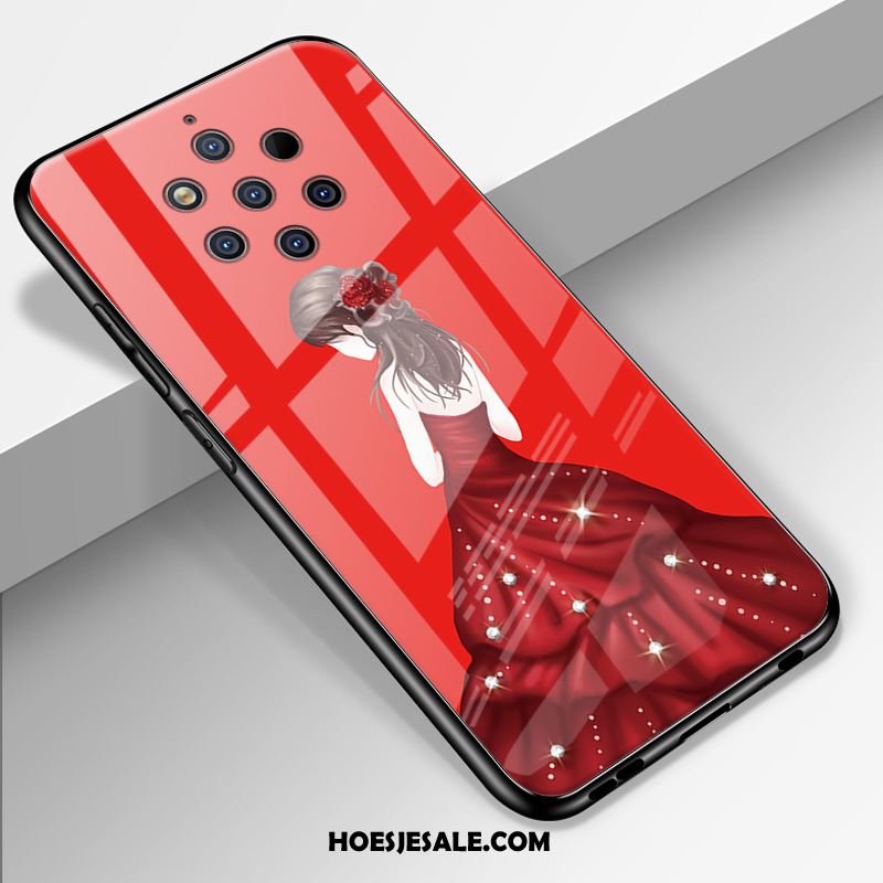 Nokia 9 Pureview Hoesje Siliconen All Inclusive Lovers Anti-fall Gazen Korting