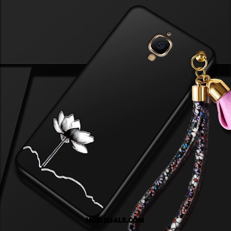Oneplus 3 Hoesje Bescherming Bloemen Zacht Mobiele Telefoon Rood Korting