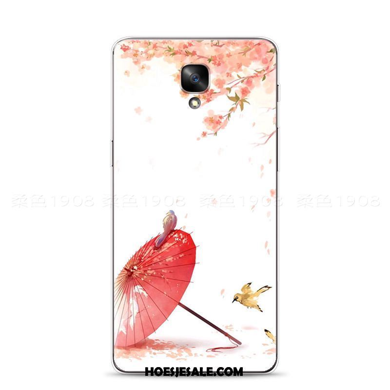 Oneplus 3 Hoesje Bloemen Mobiele Telefoon Chinese Stijl Roze Vintage Kopen