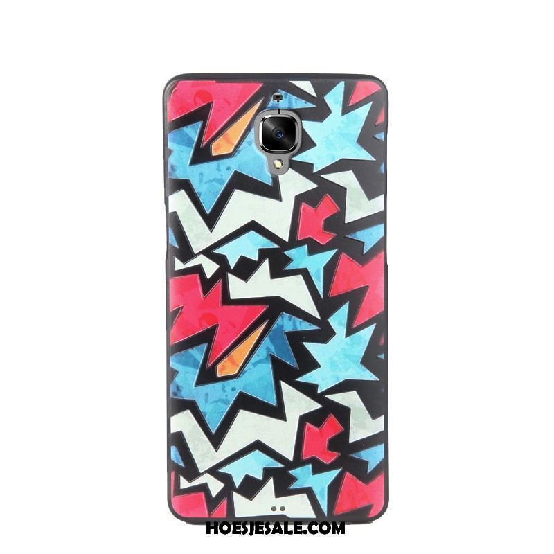 Oneplus 3 Hoesje Roze Scheppend Siliconen Anti-fall Mobiele Telefoon Kopen