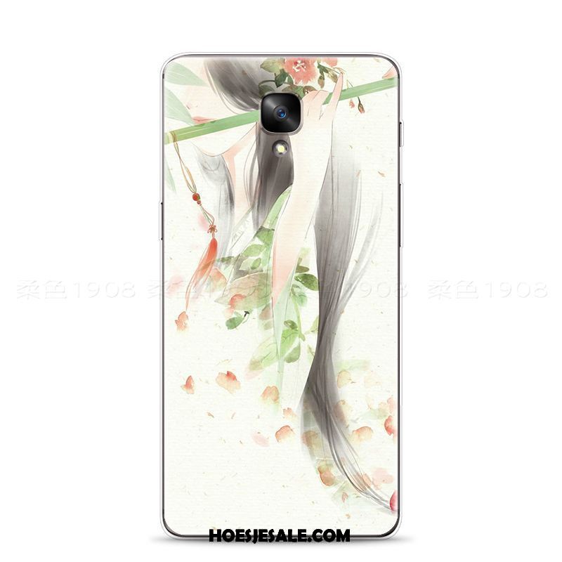 Oneplus 3 Hoesje Zacht Elegante Mobiele Telefoon Kleur Roze