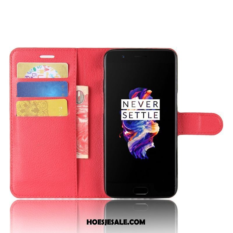 Oneplus 5 Hoesje Bescherming Folio Zacht Mobiele Telefoon Rood Online