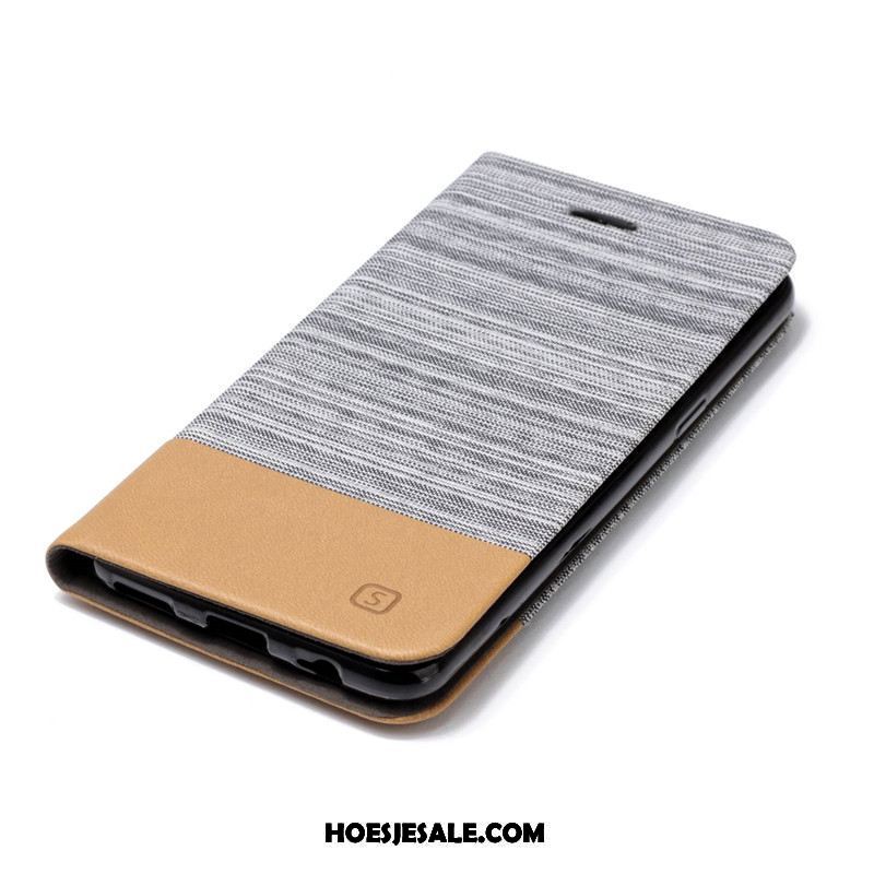 Oneplus 5 Hoesje Patroon Denim Canvas Kaart Hoes Online