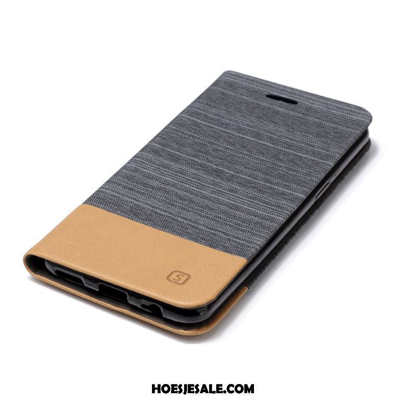 Oneplus 5 Hoesje Patroon Denim Canvas Kaart Hoes Online