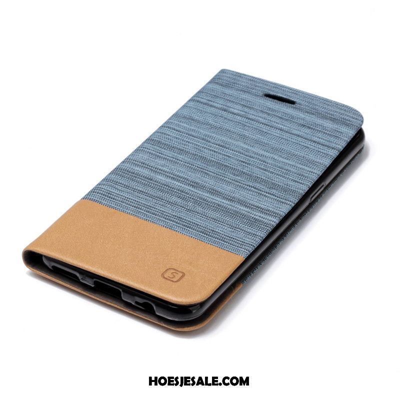 Oneplus 5 Hoesje Patroon Denim Canvas Kaart Hoes Online