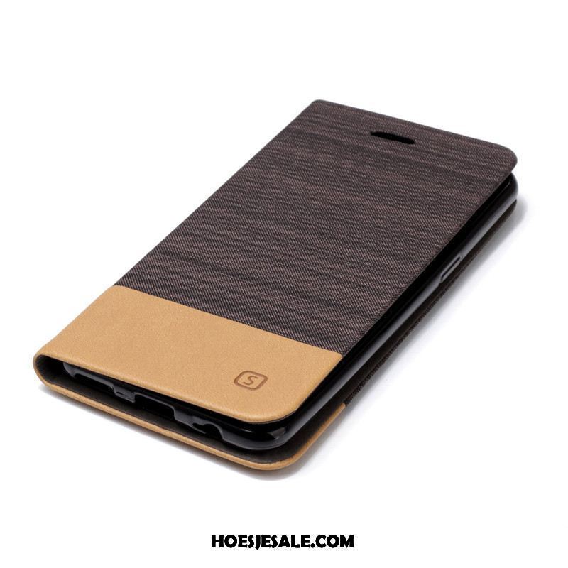 Oneplus 5 Hoesje Patroon Denim Canvas Kaart Hoes Online