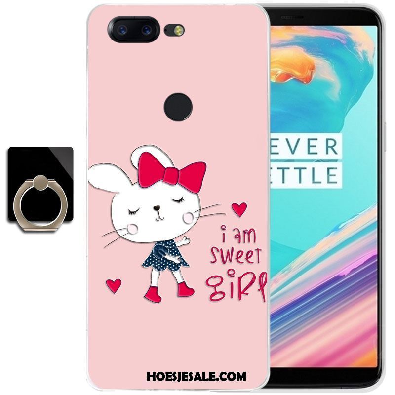 Oneplus 5t Hoesje All Inclusive Zacht Roze Hoes Siliconen Sale