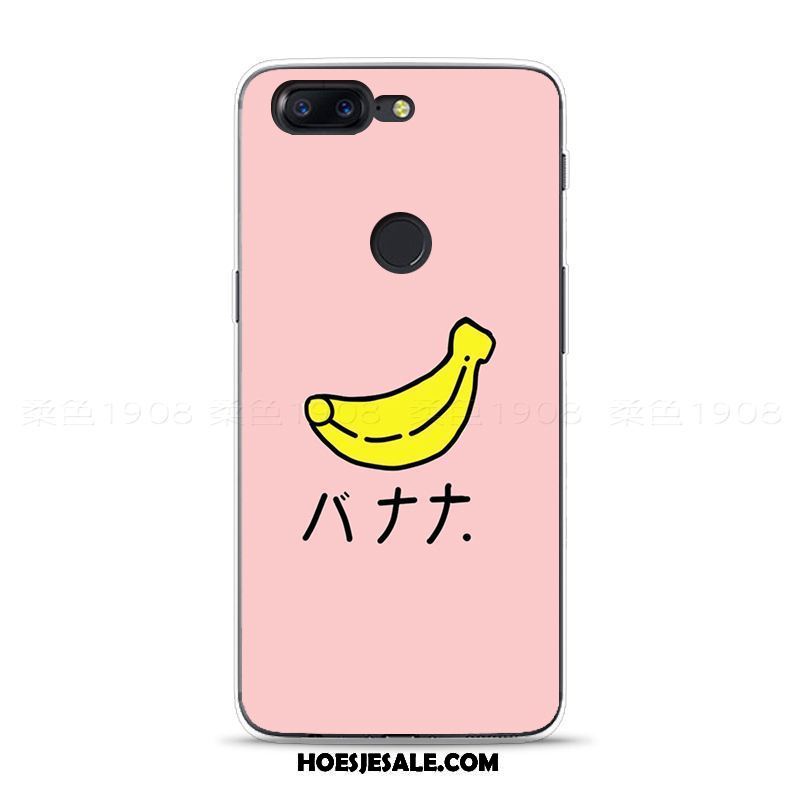 Oneplus 5t Hoesje Banaan Hoes Aardbei Roze Fruit Online