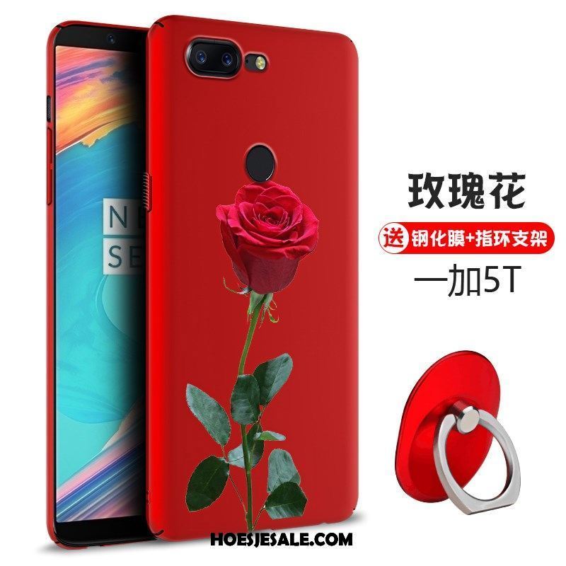 Oneplus 5t Hoesje Chinese Stijl Reliëf Driedimensionaal Hoes Anti-fall Goedkoop