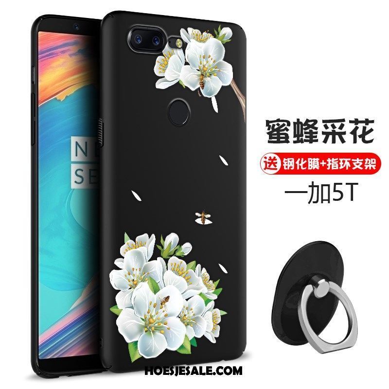 Oneplus 5t Hoesje Chinese Stijl Reliëf Driedimensionaal Hoes Anti-fall Goedkoop