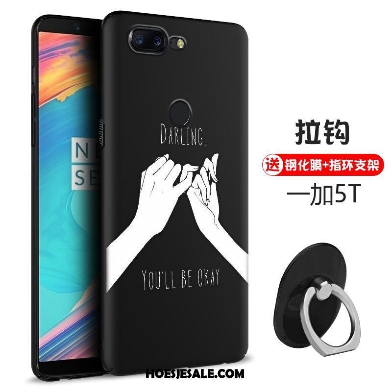 Oneplus 5t Hoesje Chinese Stijl Reliëf Driedimensionaal Hoes Anti-fall Goedkoop