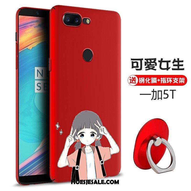 Oneplus 5t Hoesje Chinese Stijl Reliëf Driedimensionaal Hoes Anti-fall Goedkoop