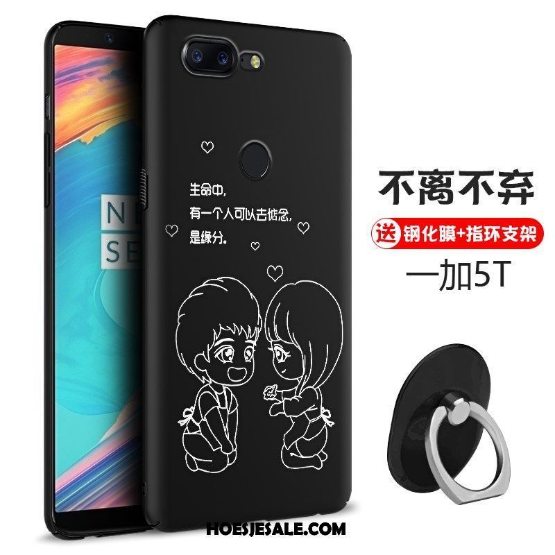 Oneplus 5t Hoesje Chinese Stijl Reliëf Driedimensionaal Hoes Anti-fall Goedkoop