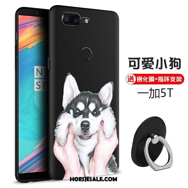 Oneplus 5t Hoesje Chinese Stijl Reliëf Driedimensionaal Hoes Anti-fall Goedkoop