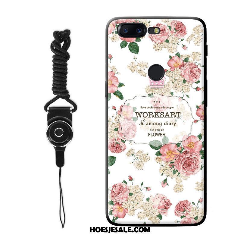 Oneplus 5t Hoesje Eenvoudige Roze Mobiele Telefoon Siliconen Bloemen Kopen