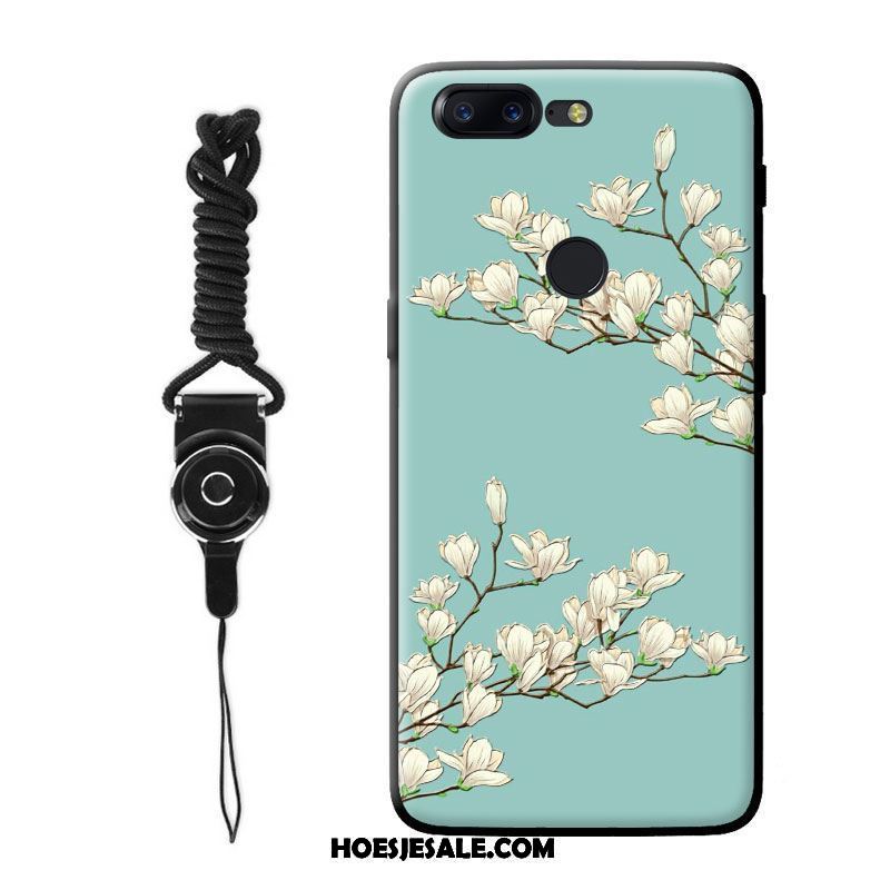 Oneplus 5t Hoesje Kunst Hoes Bescherming Hanger Bloemen Winkel