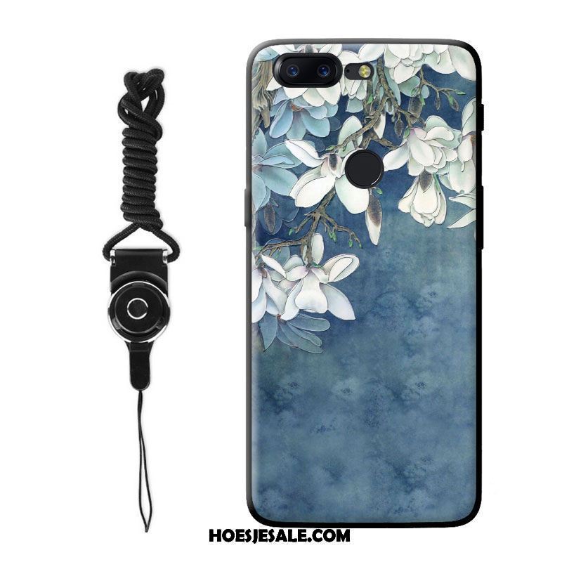 Oneplus 5t Hoesje Kunst Hoes Bescherming Hanger Bloemen Winkel