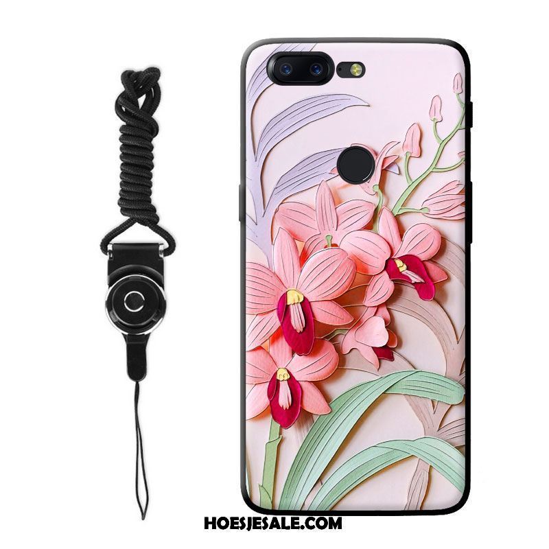 Oneplus 5t Hoesje Kunst Hoes Bescherming Hanger Bloemen Winkel