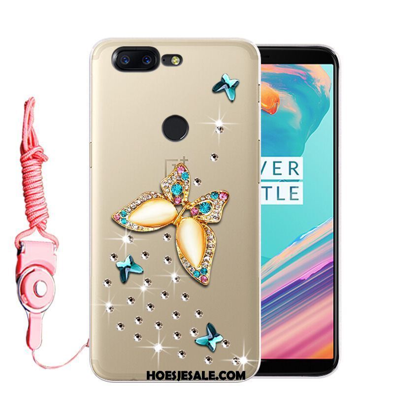 Oneplus 5t Hoesje Zacht Bescherming Met Strass Mobiele Telefoon Hoes Goedkoop