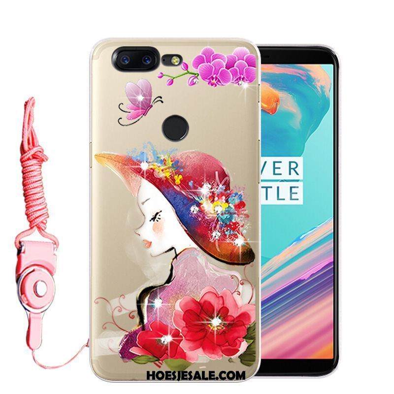 Oneplus 5t Hoesje Zacht Bescherming Met Strass Mobiele Telefoon Hoes Goedkoop
