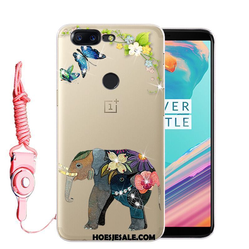 Oneplus 5t Hoesje Zacht Bescherming Met Strass Mobiele Telefoon Hoes Goedkoop