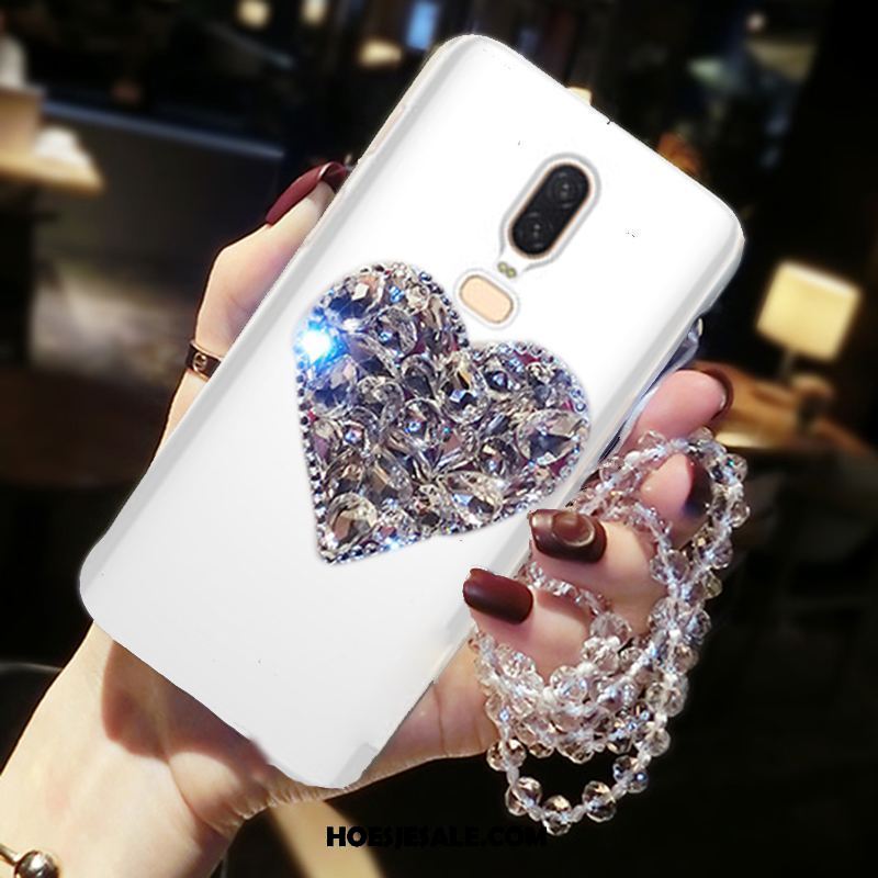 Oneplus 6 Hoesje Bescherming Met Strass Mobiele Telefoon Hanger Liefde Korting