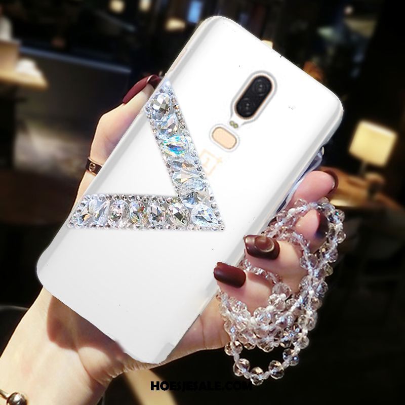 Oneplus 6 Hoesje Bescherming Met Strass Mobiele Telefoon Hanger Liefde Korting