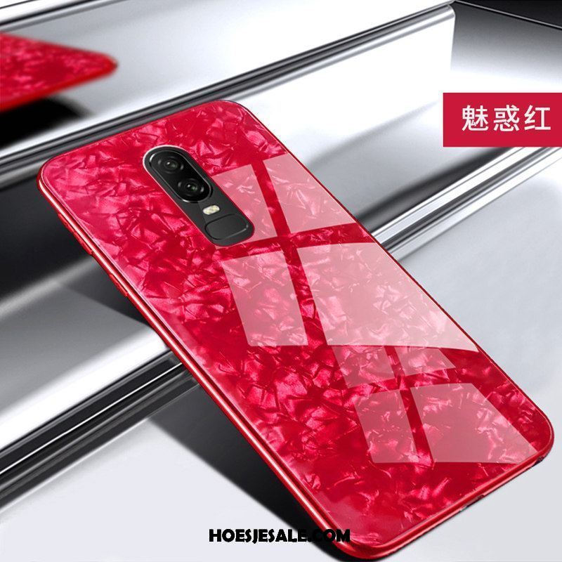 Oneplus 6 Hoesje Bescherming Trendy Merk Glas Siliconen Hoes Kopen