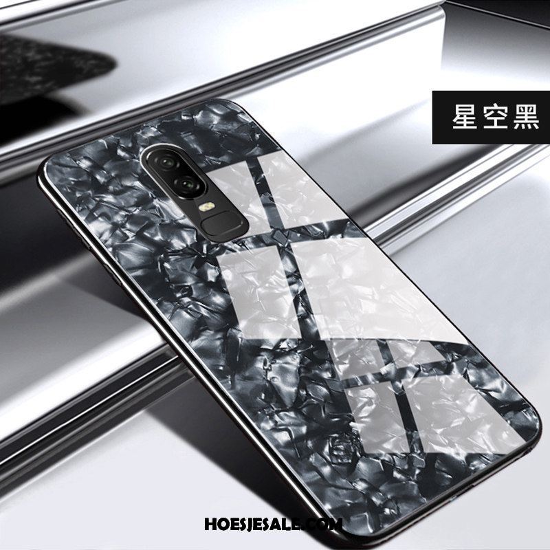 Oneplus 6 Hoesje Bescherming Trendy Merk Glas Siliconen Hoes Kopen