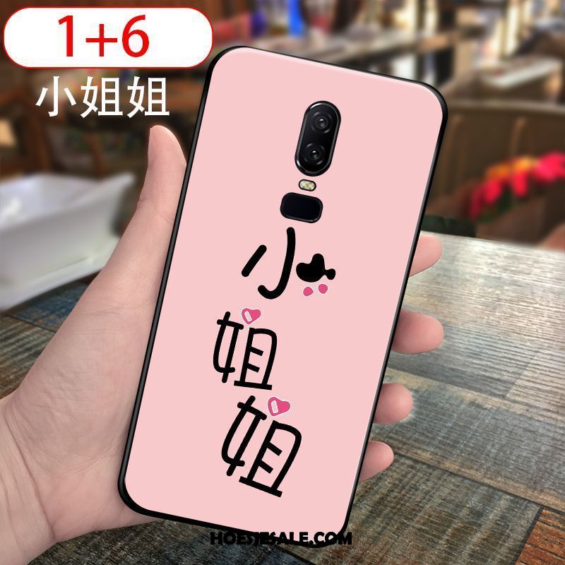 Oneplus 6 Hoesje Hart Roze Trend Siliconen Zacht Kopen