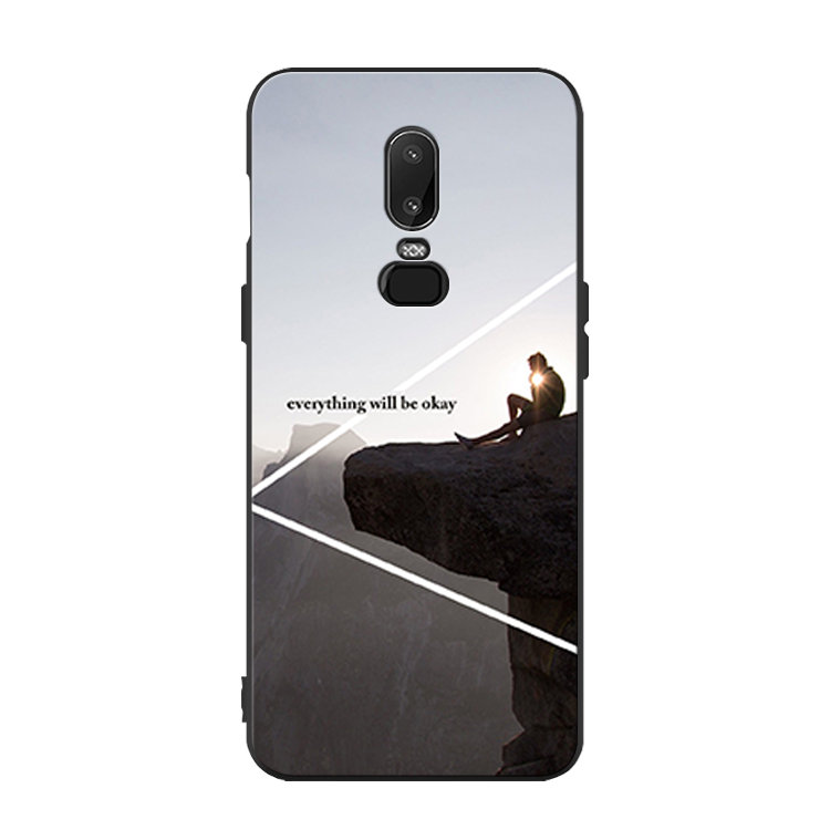 Oneplus 6 Hoesje Mobiele Telefoon Anti-fall Hoes Bescherming Eenvoudig Goedkoop