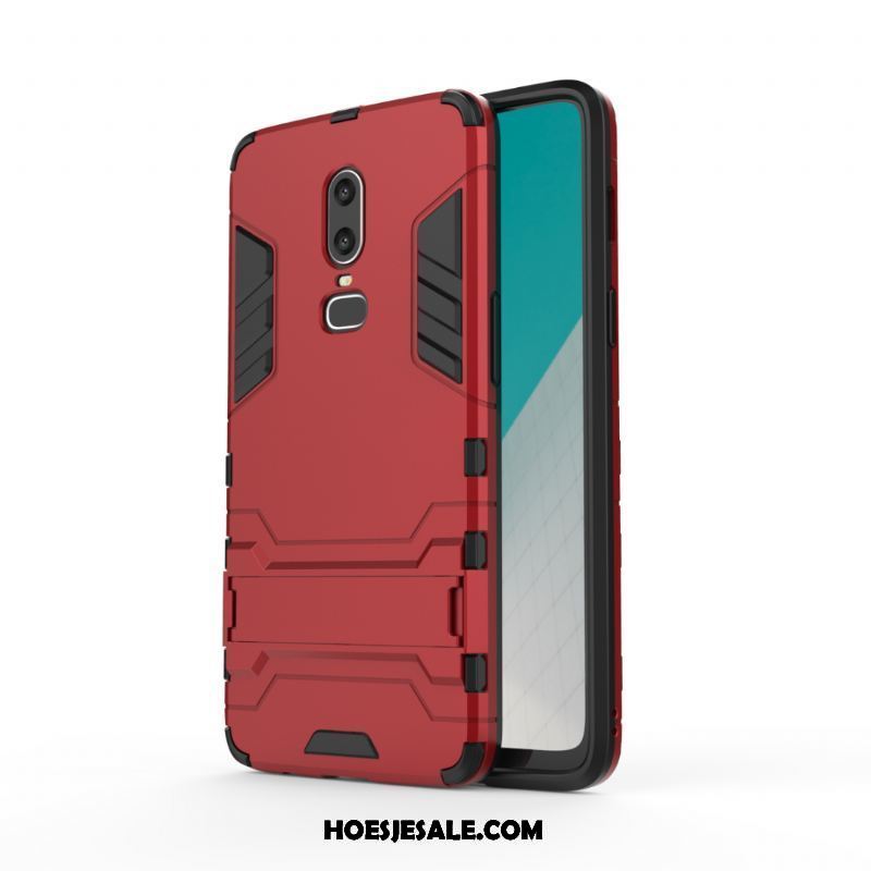 Oneplus 6 Hoesje Persoonlijk Grijs Trendy Merk Hoes Omlijsting Korting