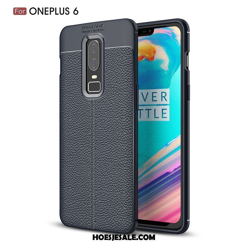 Oneplus 6 Hoesje Siliconen Patroon Hoes Trend Leer Online