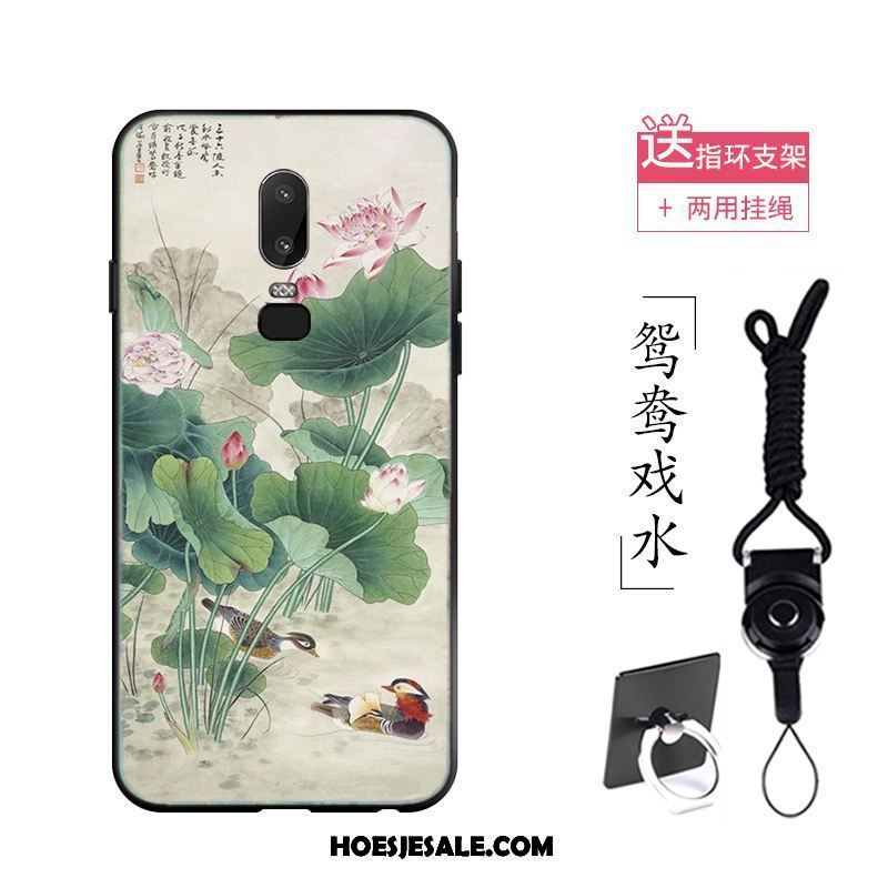 Oneplus 6 Hoesje Zacht Vintage Hoes Chinese Stijl Mooi Online