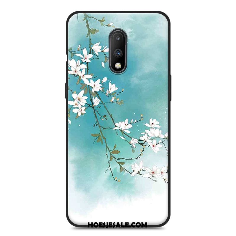 Oneplus 7 Hoesje Siliconen Kunst Chinese Stijl Zacht All Inclusive Kopen