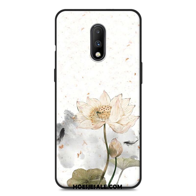 Oneplus 7 Hoesje Siliconen Kunst Chinese Stijl Zacht All Inclusive Kopen