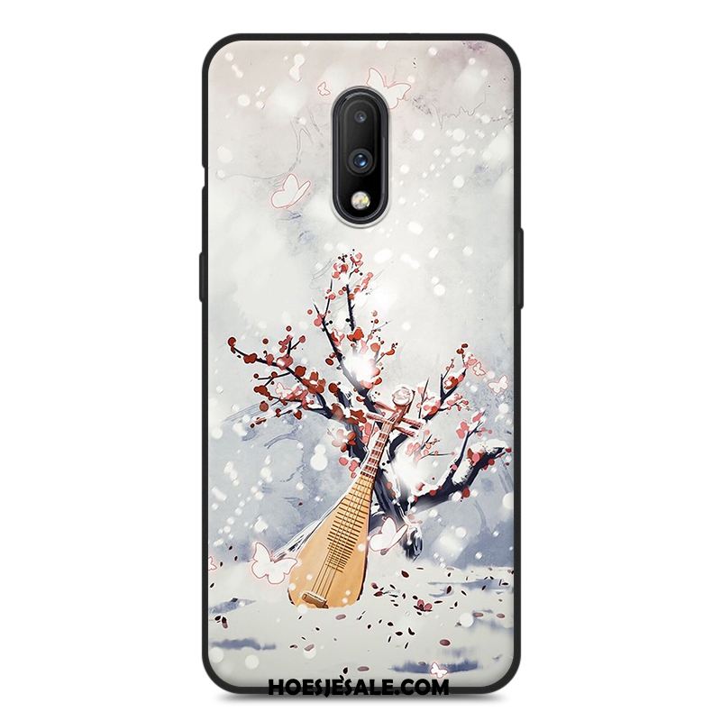 Oneplus 7 Hoesje Siliconen Kunst Chinese Stijl Zacht All Inclusive Kopen